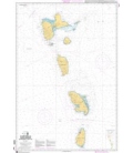 OceanGrafix French (SHOM) Nautical Chart 7631 Petites Antilles - Partie centrale - De Montserrat à Saint Lucia