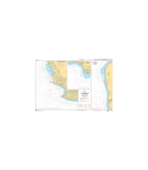 OceanGrafix French (SHOM) Nautical Chart 7628 Ports et mouillages de Barbados