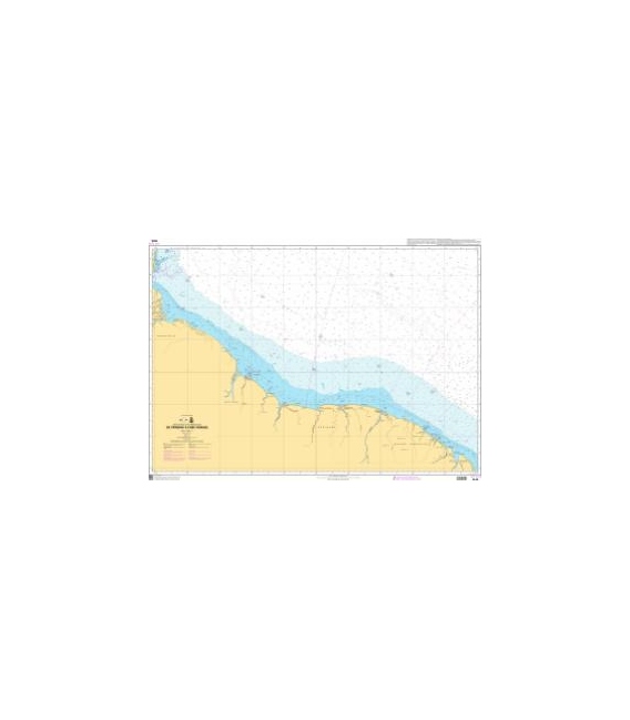 OceanGrafix French (SHOM) Nautical Chart 7625 De Trinidad à Cabo Orange