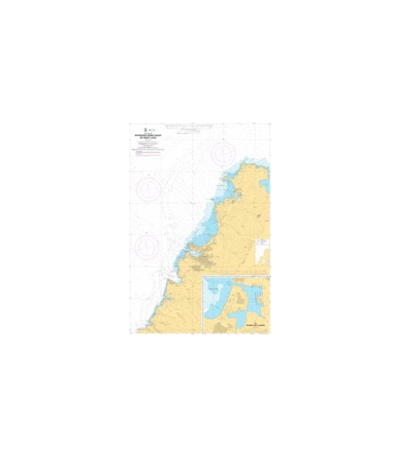 OceanGrafix French (SHOM) Nautical Chart 7623 Approches Nord-Ouest de Saint Lucia