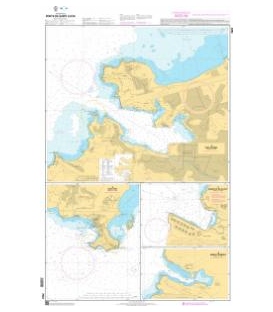 OceanGrafix French (SHOM) Nautical Chart 7622 Ports de Saint Lucia