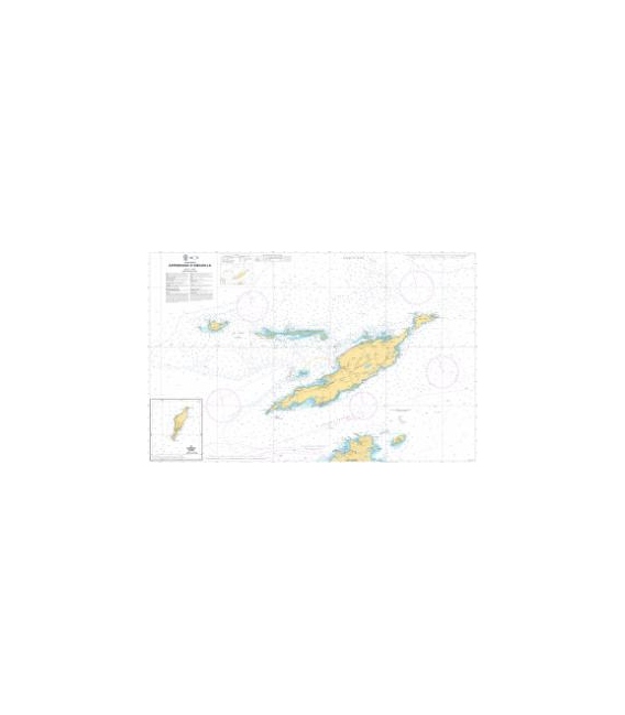 OceanGrafix French (SHOM) Nautical Chart 7620 Approches dAnguilla