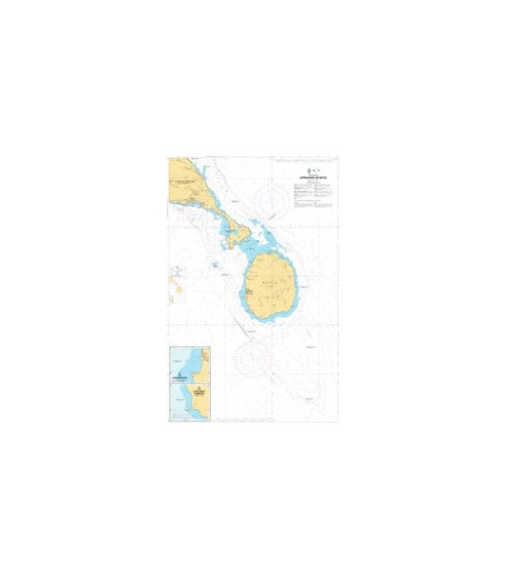 OceanGrafix French (SHOM) Nautical Chart 7619 Approches de Nevis