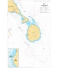 OceanGrafix French (SHOM) Nautical Chart 7619 Approches de Nevis