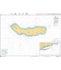 OceanGrafix French (SHOM) Nautical Chart 7432 Ilha de São Miguel - Sao Miguel