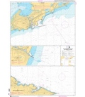 OceanGrafix French (SHOM) Nautical Chart 7434 Ports de Sète, Port-la-Nouvelle, Port-Vendres et Collioure