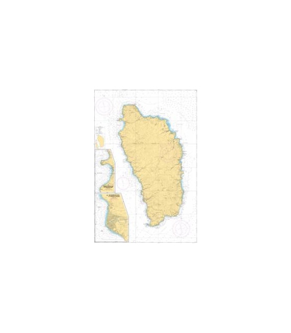 OceanGrafix French (SHOM) Nautical Chart 7616 Dominica