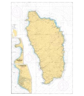 OceanGrafix French (SHOM) Nautical Chart 7616 Dominica