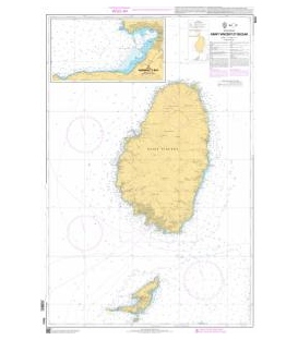 OceanGrafix French (SHOM) Nautical Chart 7613 Saint Vincent et Bequia