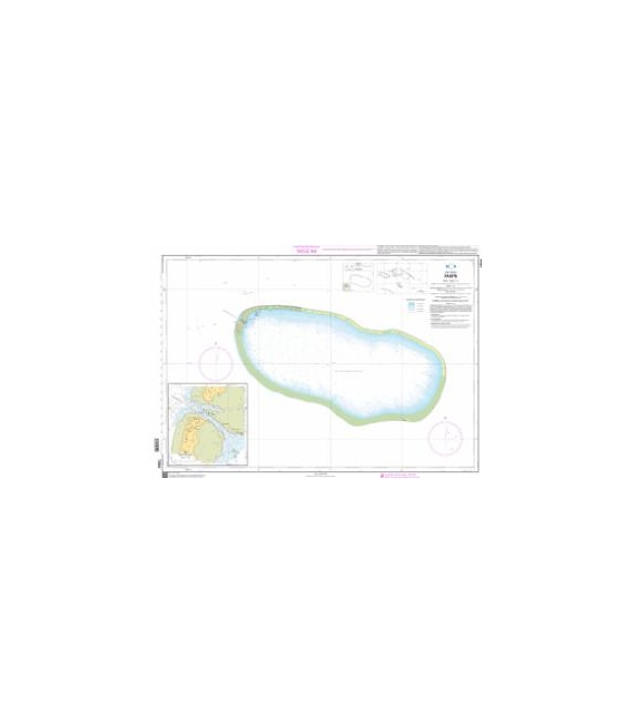OceanGrafix French (SHOM) Nautical Chart 7454 Faaite