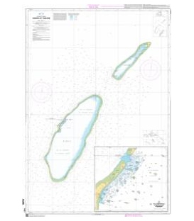 OceanGrafix French (SHOM) Nautical Chart 7457 Raroia et Takume