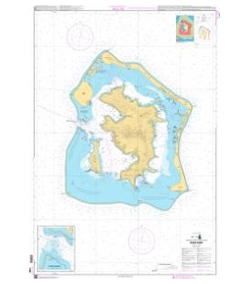 OceanGrafix French (SHOM) Nautical Chart 7466 Bora-Bora