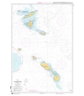 OceanGrafix French (SHOM) Nautical Chart 7470 DAnguilla à Nevis