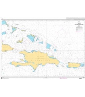 OceanGrafix French (SHOM) Nautical Chart 7474 De Cuba à Puerto Rico