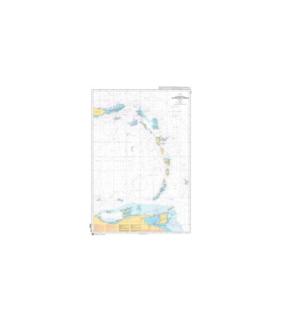 OceanGrafix French (SHOM) Nautical Chart 7475 De Puerto Rico à Trinidad