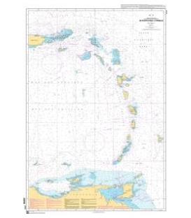 OceanGrafix French (SHOM) Nautical Chart 7475 De Puerto Rico à Trinidad