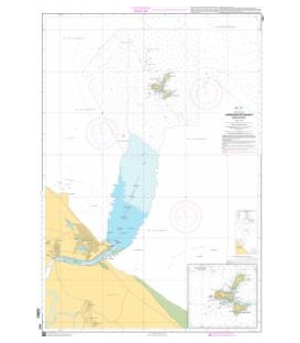 OceanGrafix French (SHOM) Nautical Chart 7481Approches de Kourou - Îles du Salut