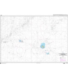 OceanGrafix French (SHOM) Nautical Chart 7604 De Prince Edward Islands à Heard Island - Îles Crozet , Kerguelen et Amsterdam