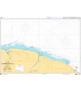 OceanGrafix French (SHOM) Nautical Chart 7484 De Paramaribo aux Iles du Salut