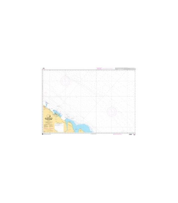 OceanGrafix French (SHOM) Nautical Chart 7485 Des Iles du Salut à Cabo Orange
