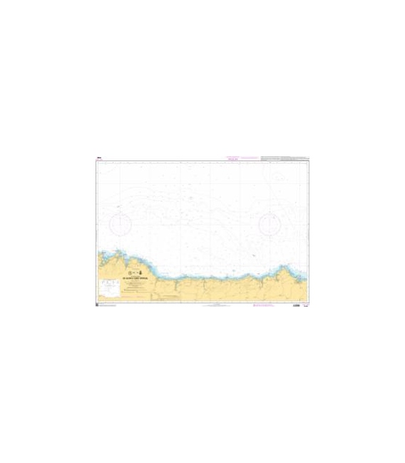 OceanGrafix French (SHOM) Nautical Chart 7599 De Gijón à Cabo Ortegal