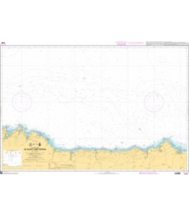 OceanGrafix French (SHOM) Nautical Chart 7599 De Gijón à Cabo Ortegal