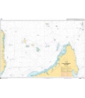 OceanGrafix French (SHOM) Nautical Chart 7486 Canal du Mozambique - Partie Nord