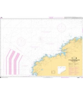 OceanGrafix French (SHOM) Nautical Chart 7598 De Punta da Estaca de Bares à Cabo Finisterre