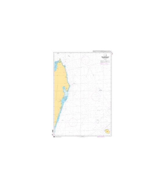 OceanGrafix French (SHOM) Nautical Chart 7487 Approches Nord-Est de Madagascar