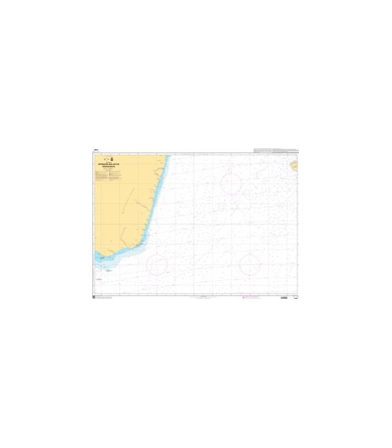 OceanGrafix French (SHOM) Nautical Chart 7489 Approches Sud-Est de Madagascar