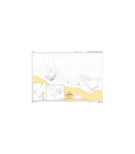 OceanGrafix French (SHOM) Nautical Chart 7594 De la Pointe Ebba au Cap de la Découverte
