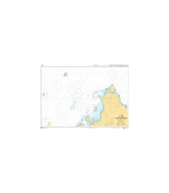 OceanGrafix French (SHOM) Nautical Chart 7491 De Nosy Bé à la Baie dAntsiranana - Récif du Geyser - Iles Glorieuses