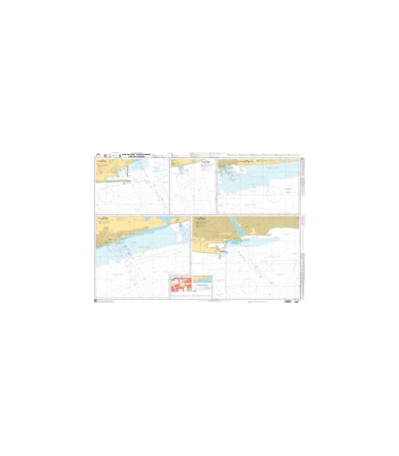 OceanGrafix French (SHOM) Nautical Chart 7587 Port de Lomé - Rade de Kpémé - Port de Cotonou