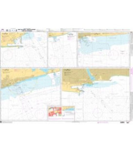 OceanGrafix French (SHOM) Nautical Chart 7587 Port de Lomé - Rade de Kpémé - Port de Cotonou