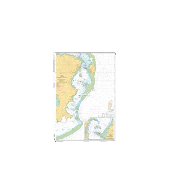 OceanGrafix French (SHOM) Nautical Chart 7493 Île de Mayotte - Partie Est - De Dzaoudzi à la Pointe Saziley