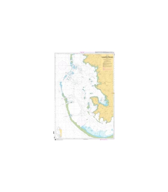 OceanGrafix French (SHOM) Nautical Chart 7494 Île de Mayotte - Partie Ouest - De Chissioua Mbouini à la Baie dAcoua