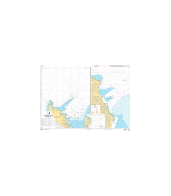 OceanGrafix French (SHOM) Nautical Chart 7584 Abords de Port-Gentil et du Cap Lopez