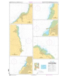 OceanGrafix French (SHOM) Nautical Chart 7495 Ports et mouillages de larchipel des Comores
