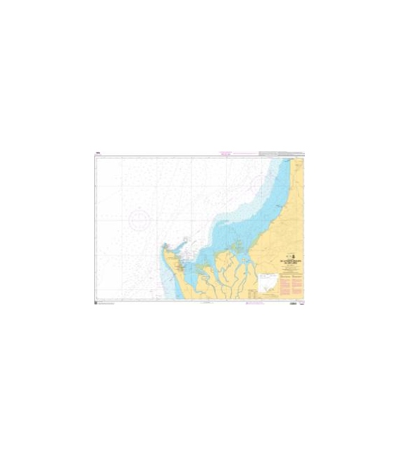 OceanGrafix French (SHOM) Nautical Chart 7583 De la Pointe Ékouata au Cap Lopez