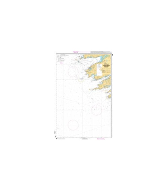 OceanGrafix French (SHOM) Nautical Chart 7496 De Mizen Head à Dingle Bay