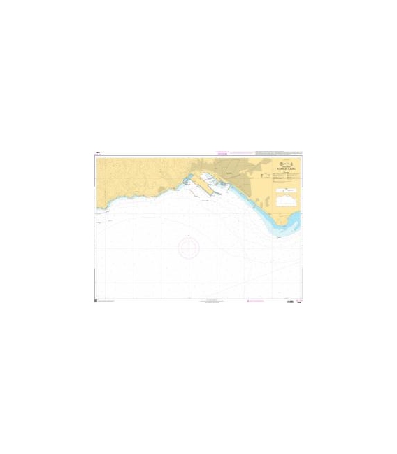 OceanGrafix French (SHOM) Nautical Chart 7504 Puerto de Almeria