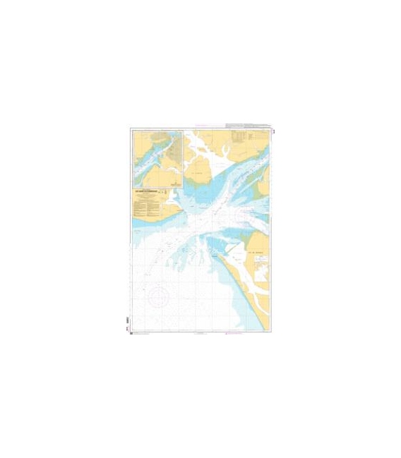 OceanGrafix French (SHOM) Nautical Chart 7579 Estuaire du Cameroun - Estuaire du Cameroun