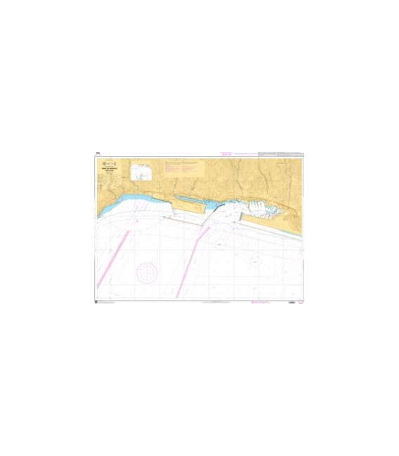 OceanGrafix French (SHOM) Nautical Chart 7506 Port de Genova - Partie Ouest