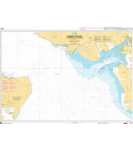 OceanGrafix French (SHOM) Nautical Chart 7578 Approches de lestuaire du Cameroun et de Malabo
