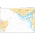 OceanGrafix French (SHOM) Nautical Chart 7578 Approches de lestuaire du Cameroun et de Malabo