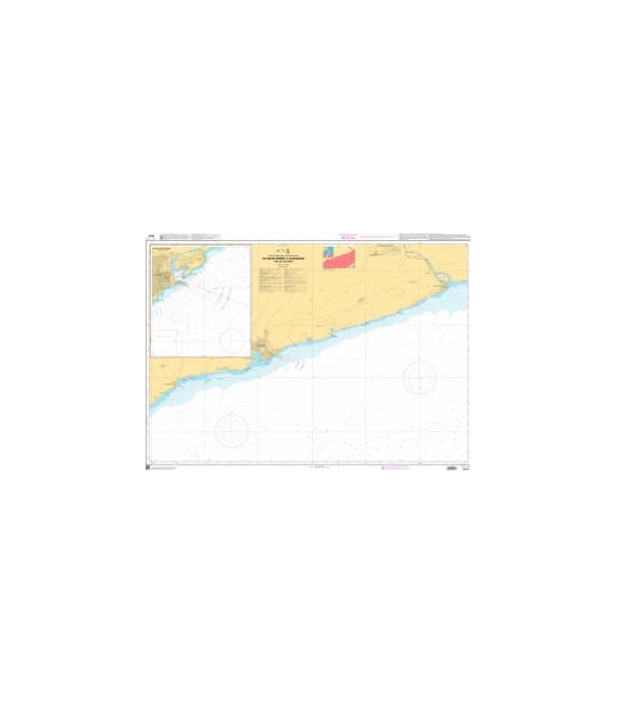 OceanGrafix French (SHOM) Nautical Chart 7577 De Grand Béréby à Sassandra - Port de San Pedro