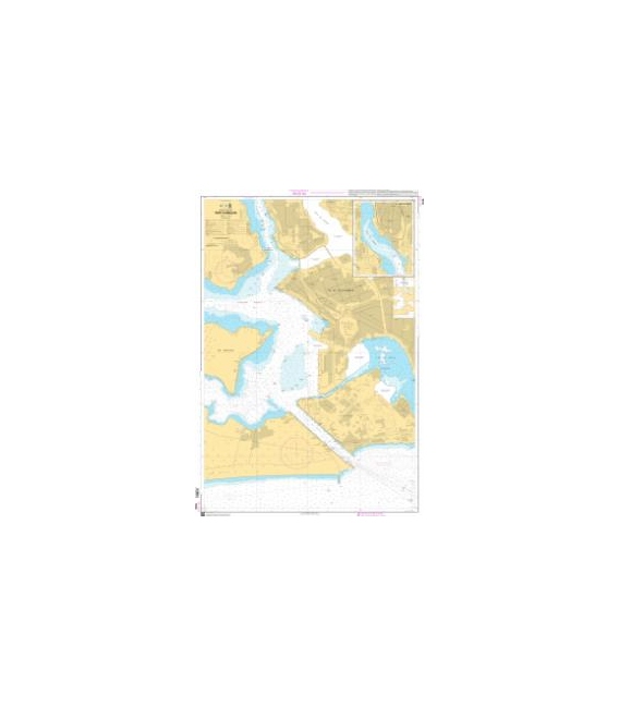 OceanGrafix French (SHOM) Nautical Chart 7576 Port dAbidjan