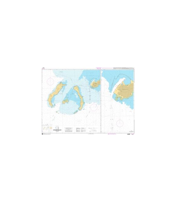OceanGrafix French (SHOM) Nautical Chart 7574 Abords de Conakry - Îles de Los