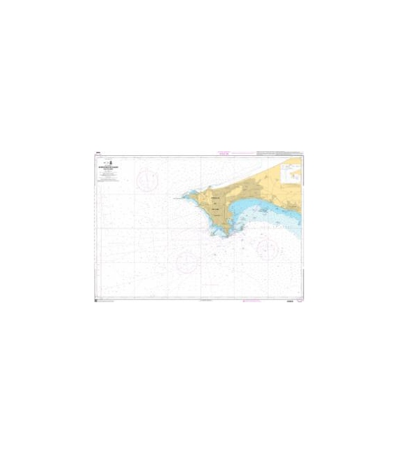 OceanGrafix French (SHOM) Nautical Chart 7569 Approches de Dakar - Baie de Gorée