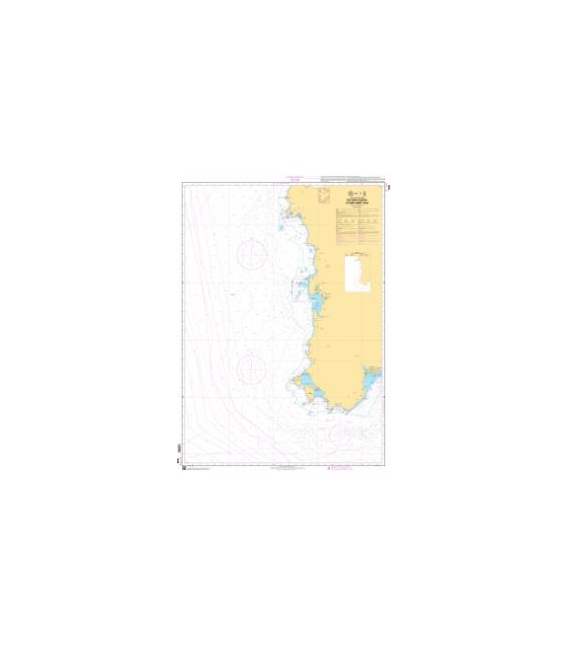 OceanGrafix French (SHOM) Nautical Chart 7508 De Capo Caccia à Capo Sant Elia